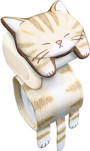Стойка за Ролка хартия Meiho Cat Nap Държач За Тоалетна Хартия Tea Тигър