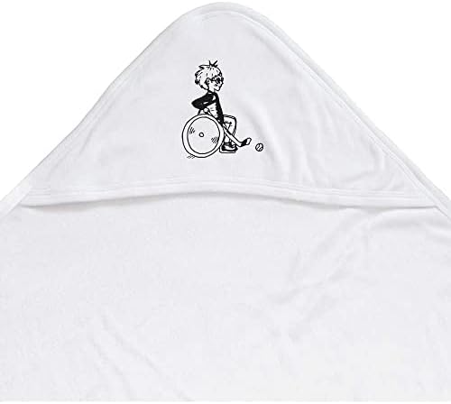 Бебешка хавлиена кърпа с качулка Azeeda Хокеист с увреждания (HT00020925)