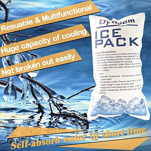 Oythiem за многократна употреба пакет с лед, Преносим пакет с лед за деца, Възрастни, кутия за обяд, морски Дарове, месни продукти,