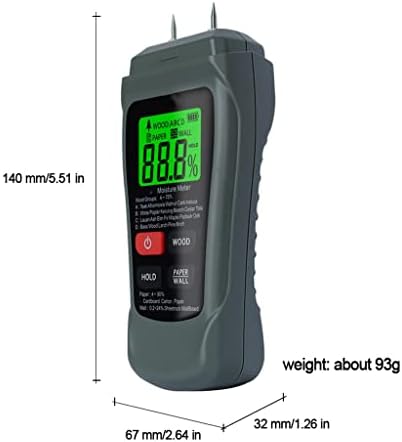 WYFDP е 0-99,9% Двухконтактный цифрово измерване на влажността на дървесината, Тестер за влага хартия, Влагомер, детектор