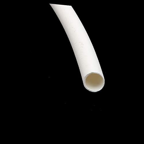 X-DREE Дължина 2 м и Вътрешен диаметър от 3,2 мм Polyolefin По-дебела изолация, Свиване на тръба, Амбалажна хартия Бял цвят