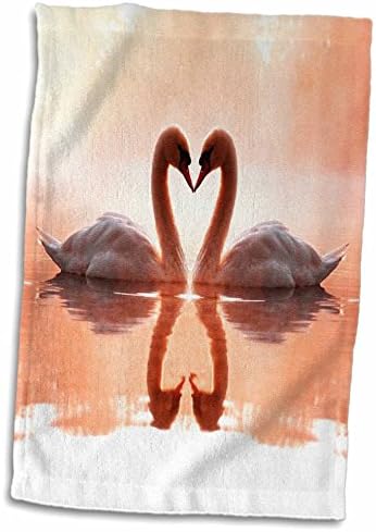 Кърпа 3D Rose Swan Love TWL_53308_1, 15x 22