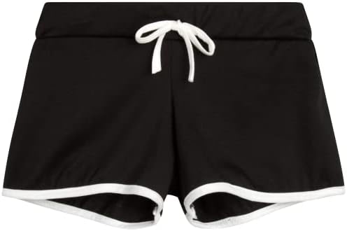 Спортни къси панталони Sweet Hearts за момиче - 4 опаковки френски хавлиени спортни шорти Dolphin (7-16)