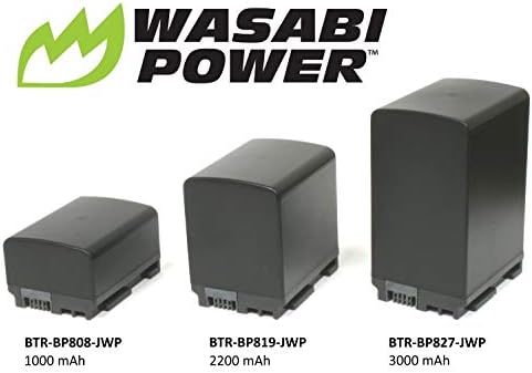 Батерия Wasabi Power BP-819 (2200 mah) за Canon VIXIA HF G10, HF G20, HF M30, HF M300, HF М31, HF M32, HF M40, HF M400, HF