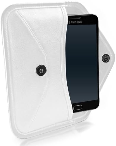 Калъф BoxWave, който е Съвместим с Huawei Honor Play 9A (Case by BoxWave) - Луксозни Кожена чанта-месинджър, дизайн своята практика-плик