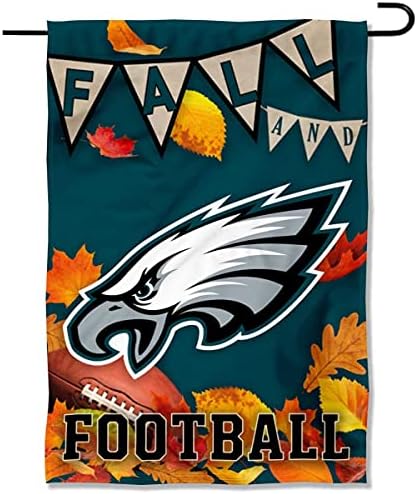 Philadelphia Eagles Есенни Листа, Декоративни Футболен Градински Флаг Двустранен Банер