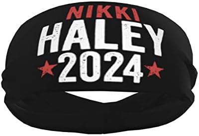 Ники Хейли за президент 2024 Спортни Превръзка На главата, Абсорбиращи Влагата, Дамски Мъжки Превръзка от неопрен за тренировки,