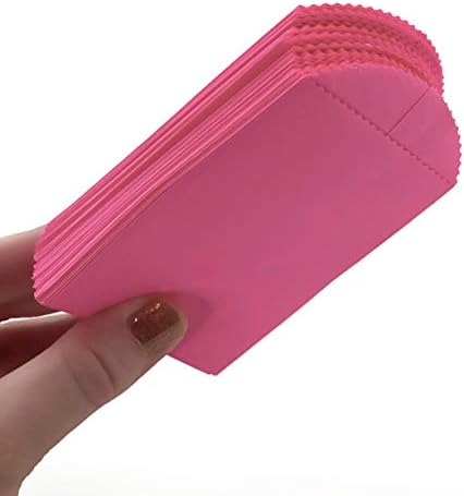 50 Мини-Ярко-Розови Хартиени пакети - 4 x 2.5 Чанти за партита, аксесоари за бродерия Направи си сам