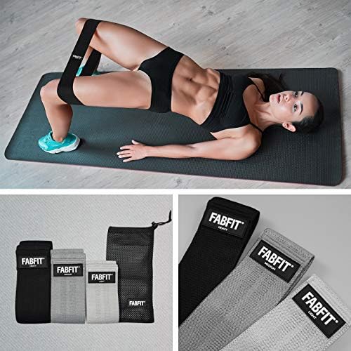 Набор от Эспандеров | Тъканни Панти за упражнения за мъже и Жени | За тренировка на бедрата и краката | 3 опаковка | от FabFit