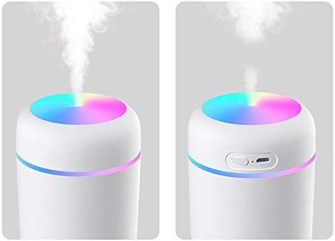 Цветна Стръмен Мини-Овлажнител на въздуха, USB Персонален Настолен Овлажнител на въздуха за спалнята, офиса, колата и т.н., Автоматично