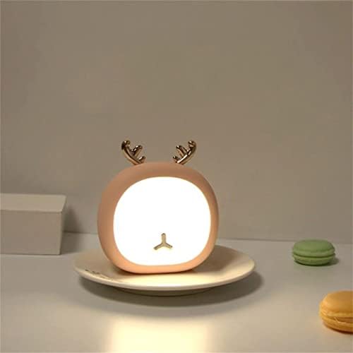 Скъпа нощна светлина за домашни любимци, зайче, детска лампа за бебето, безстепенно тъчпад, USB акумулаторна Настолна лампа,