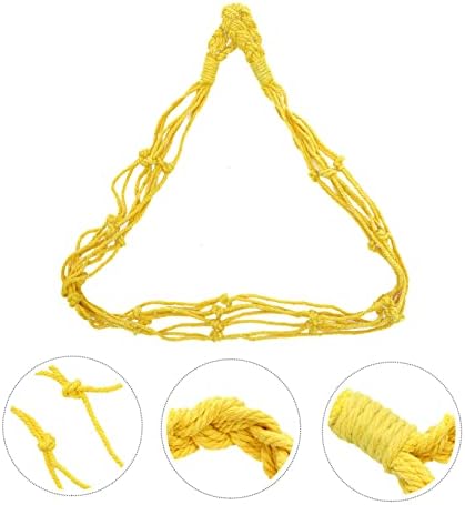 Luxshiny 10 Бр Памучен Веревочная Закачалка За Съхранение На Жълто Ролка Хартиена Торба Виси