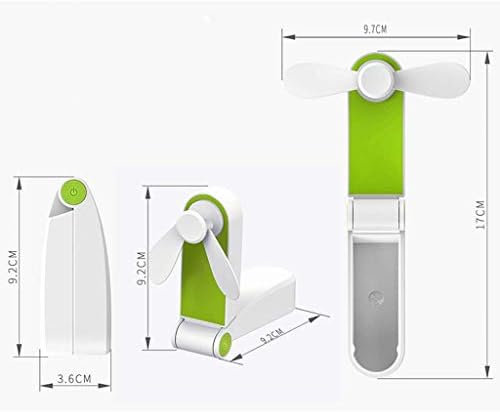 Преносим вентилатор HTLLT Мини-електрически вентилатор (четири цвята по желание) Пластмасов Малък Преносим USB Акумулаторна