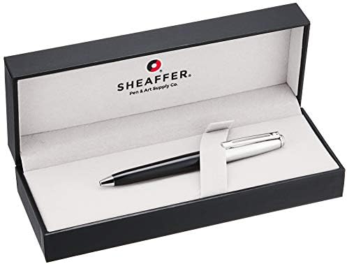 Химикалка писалка Shaffer NT PRE9802BP на Маслена основа, Покрити с черен лак Prelude Mini