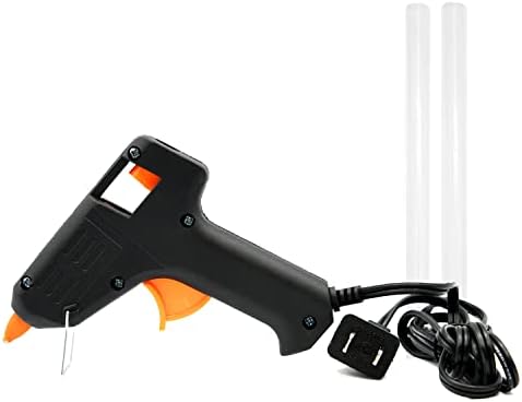 Kingman Мини-Пистолет за горещо Лепило с мощност 10 W Черен