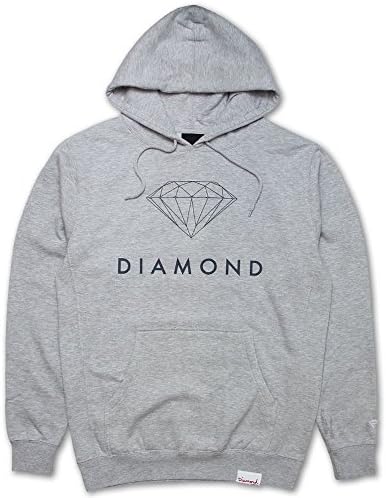 Hoody с качулка Diamond Supply Co Futura Sign Сив цвят
