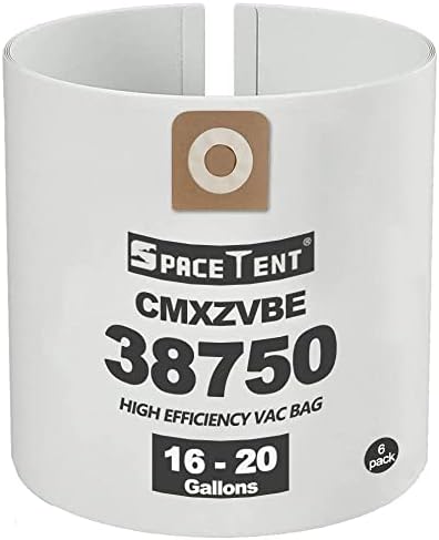Колички за вакуумни торби SpaceTent 6 в опаковка CMXZVBE43270, съвместими с колектор на прах Занаятчийска обем 4 литра. Номер CMXZVBE43270