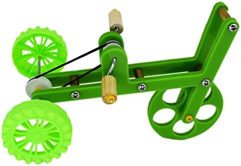 Играчка за Куче Папагал balacoo Мини-Мотор Bike Bird Play Toy Забавни Аксесоари за Дресура на птици, на Папагали Ара Conures (Зелен)
