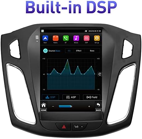 Подмяна на автомобилното радио в Т-метафорично мозъка устройство за Ford Focus 2012-2018, Android 12, вградена система за Apple Carplay Android, Автоматична GPS навигация DSP WiFi, 10,4 IPS Сензоре?