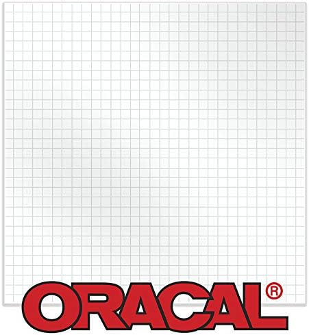Бистра преводна лента Oracal 12 в един свитък с мрежа за лепкав винил / Vinyl преводна лента за рязане, Силует, камеи. Прилагането