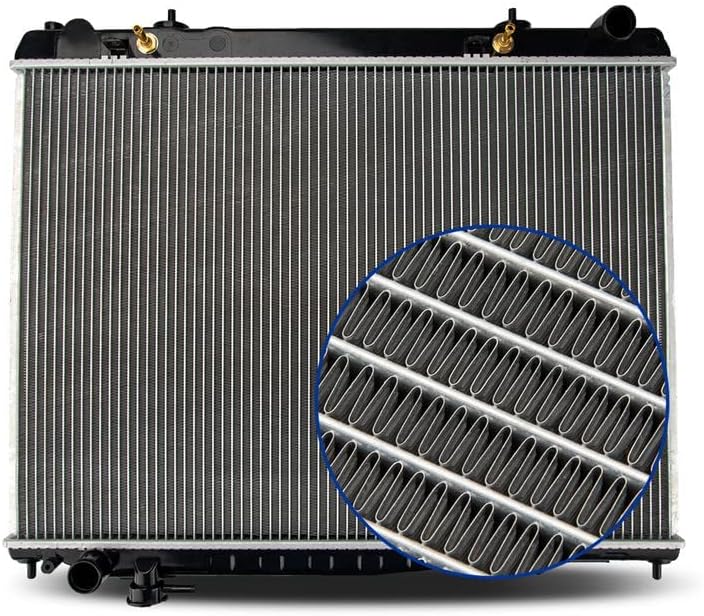 Комплектен радиатор KAC 27, който е съвместим с 2000-2004 Pathfinder Infiniti QX4 V6 3.5 L, Замества 214604W000, 214604W017, 2459,