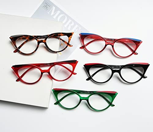 Eyekepper 5-pack Очила за четене с Кошачьим Око Сладко Reader за Жени