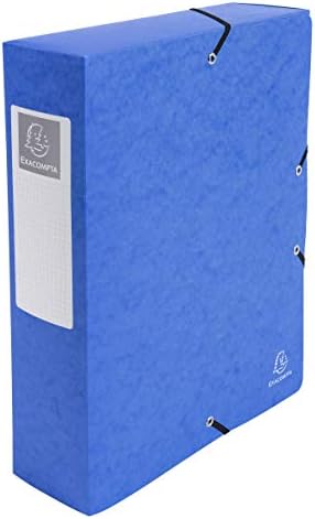 Exacompta - Ref 50832E - Картонена кутия за съхранение на документи с Размер 250 х 330 мм, подходяща за съхранение на документи