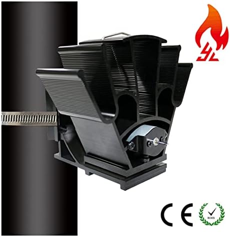 LYNLYN 5-Топлинна Вентилатор за печката Тиха Работа на Еко-Вентилатор за Камина Икономичен Горния Вентилатор за Полицата горелки
